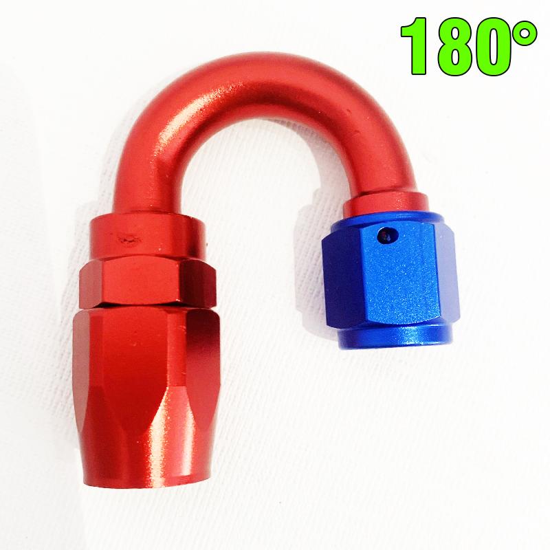 CEP Rubber Hose Nylon Braided Fuel Hose Rotary Joint Connection Adapter Kit AN4 AN6 AN8 AN10 AN12 Hose End Fittings
