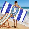 Sheffield Wednesday Print Beach Towel, Large Soft Quick Dry Towel for Beach Camping Swimming
