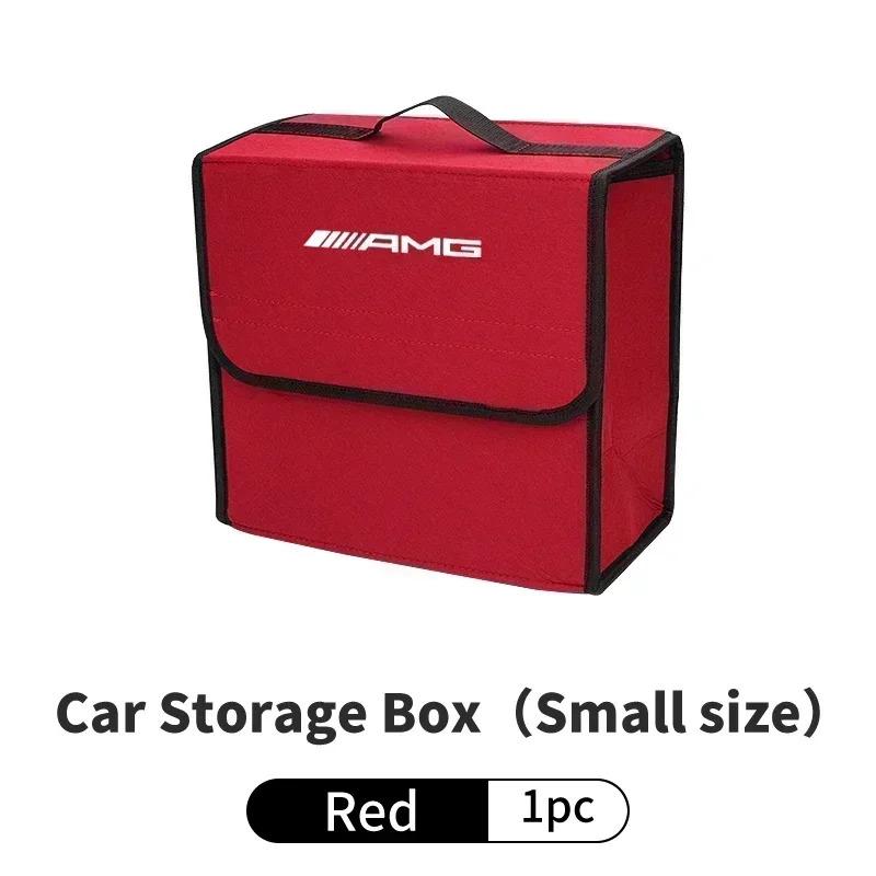 Car Trunk Storage Bag Organizer Foldable Stowing Tidying Container Box For Mercedes Benz AMG A B C E Class A180 CLK CLA GLC GLK GI7