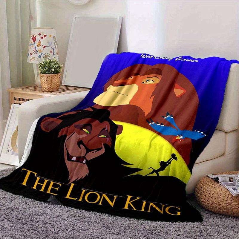 1pc, Lion King Home Decor: Soft Flannel Blanket for Bedroom, Living Room & Travel Perfect Gift, Outdoor Blanket, Car
