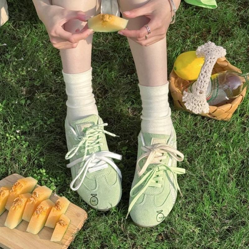 [emoi-lab Serie] Katze und Sofa Cantaloupe Rennschuhe neu lässig Low-Top dünne Sohle