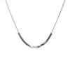 Square Titanium Steel Collar Chain for Women, Summer Casual Accessory, Simple and Cool Style Necklace