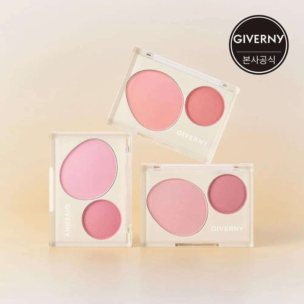 

Giverny Fluffy Dual Blusher 7.4g 01 Peach Macaron