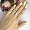 Silver Ring with Opal 1.48ct (2085744) 2.46 Gr. 925 Samples