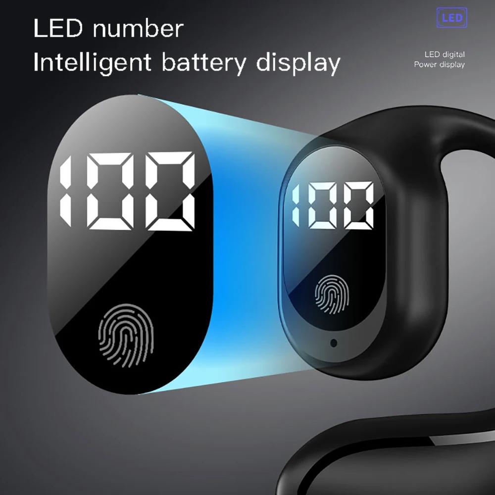 Wireless Headphone Bluetooth 5.3 Headset Hands-free Noise Control Stereo Music Earphone with Mic HiFi Stereo Earbud