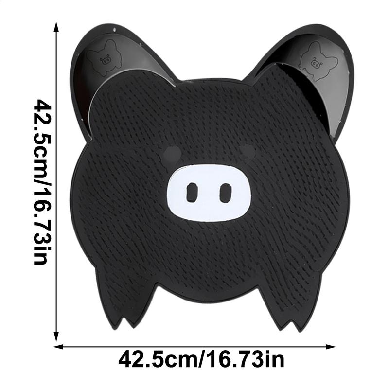 Shower Foot Scrubber Mat Bathtub Foot Scrubber Suction Cups Exfoliator Quick Drying Callus Remover Brush Wall-Mounted Non-Slip