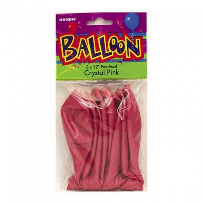 Unique Party 12 Inch Pearlised Latex Balloons (5 Packs Of 8)