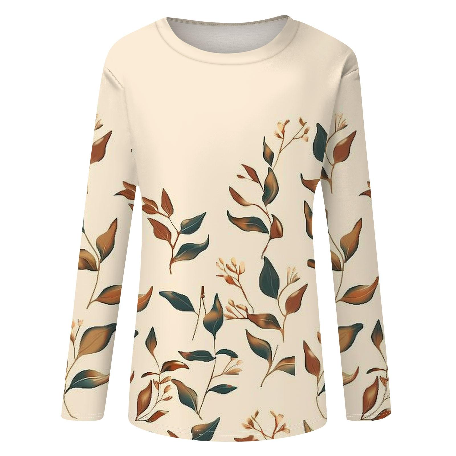 Женские рубашки с длинным рукавом и круглым вырезом — фото 4