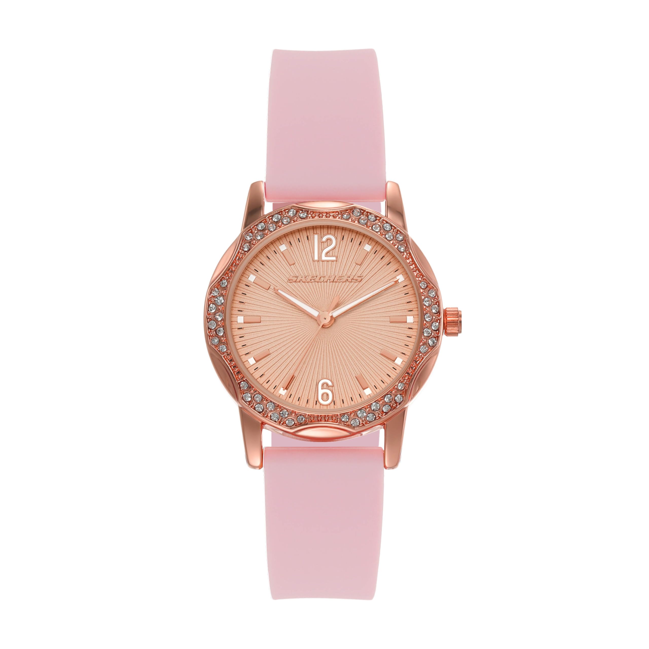 Skechers Analog Silicone Watch SR6271 Women s розовый