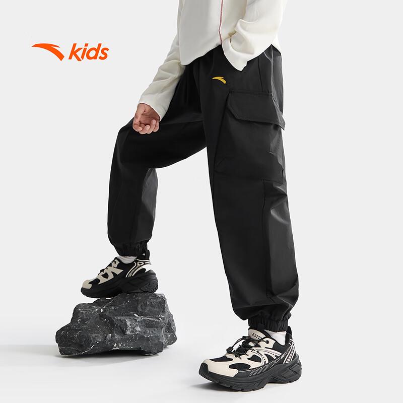 Anta Kids' Boys' 2026 Spring Outdoor Woven Sport Pants A52616504