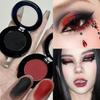 Punk Smoky Rot Schwarz Lidschatten Palette Wasserdicht Gothic Matt Blau Lidschatten Schale Damen Halloween Augen Pigmente Make-up Palette