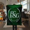 St. Gallen Voetbalclub Print Flanellen Deken, Hoge Kwaliteit Comfortabel voor Alle Seizoenen, Woondecoratie, Warmte en Comfort