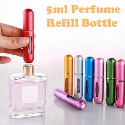 Flacon de recharge de parfum de 5 ml, sous-embouteillage liquide, mini vaporisateur portable rechargeable, pompe à parfum, conteneurs cosmétiques, atomiseur