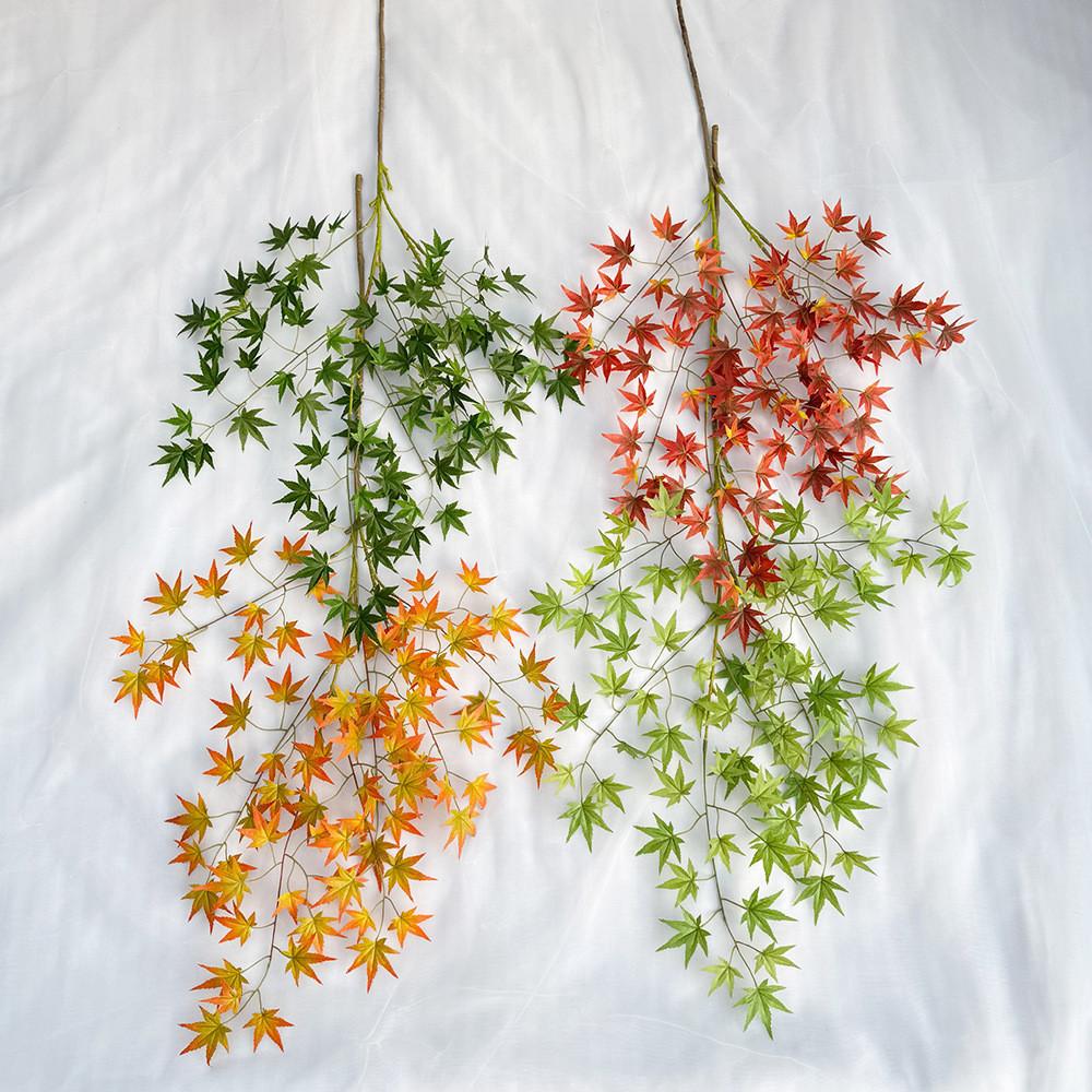 Autumn Maple Leaf Faux Plant Hanging Decoration For Weddings And Photography