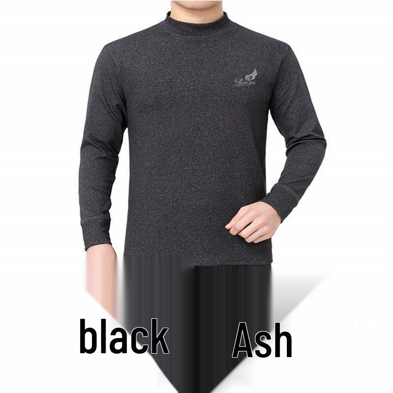 

Чоловічий самозігрівальний велюровий термокомплект: Двосторонній, із середньо-високим коміром, захищений від холоду, з постійною температурою для зими та осені. 3XL (85-95 kg)