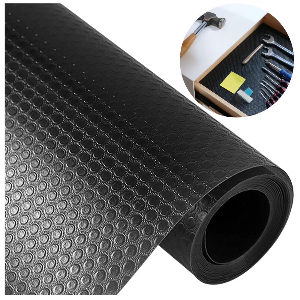Anti-slip mat black 500x50cm thick and flexible for garage tools