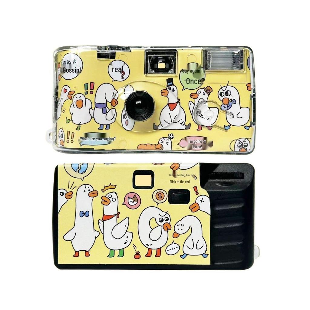 Vintage Big White Goose Filmkamera - Ideale Point-and-Shoot für Studenten & Anfänger mit Farbfilm