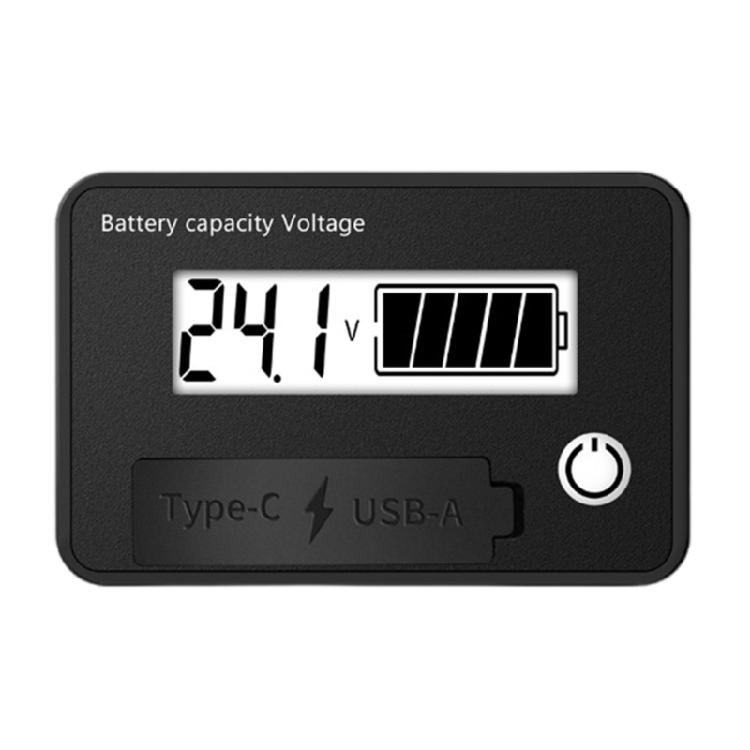 8-30V Battery Capacity Indicator LCD Car Motorcycle Voltmeter Electricity Meter Digital Battery Charge Levels Indicator