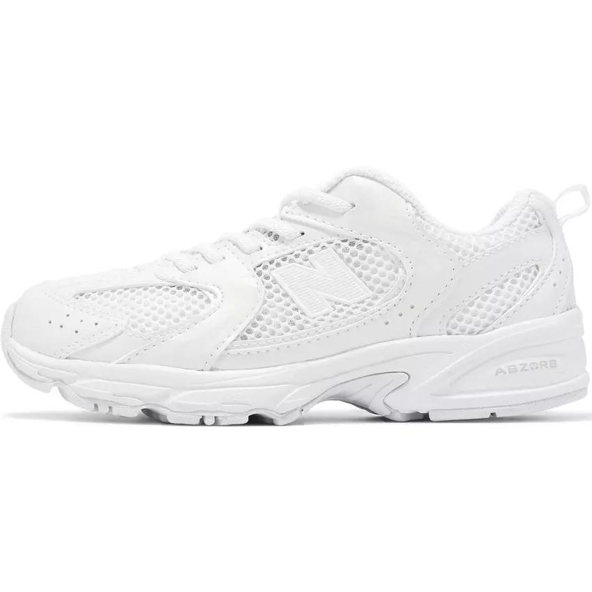 New Balance NB 530 Comfortable Versatile Mid-Top Casual Shoes Kids Sneaker White PZ530PA