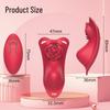 Wearable Rose Vibrator for Women - Strong Internal Vibration, Wireless Remote Control, Non-Enlarging Design.