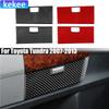 Carbon Fiber Car Accessories DR Storage Panel Decorative Modified Interior Trim Cover Soft Sticker For Toyota Tundra 2007-2013