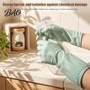 Kitchen Cleaning Accessories Extended Waterproof Dishwashing Gloves, Anti-slip Grip Natural Latex Elbow Length Rubber Gloves for Laundry Protective