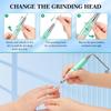 USB Charging DIY Manual Art Electric Trimming Pen Manicure RGB Nail Remover Pen Handheld Special Electric Abrasive Finishing Pen