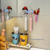 Wall-Mounted Family Bathroom Electric Toothbrush Holder and Storage Rack