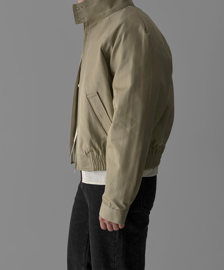 Bowlow Product Cotton Harrington Crop Jacket [Beige]