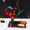 Sushi dishes sashimi platter plate decoration flowers mood plate decoration small ornaments creative embellishment flowers
