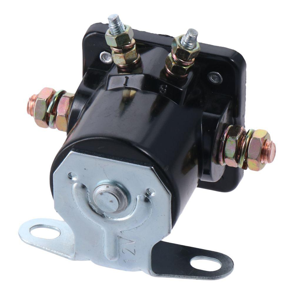 Sw-3 Heavy Duty Starter Solenoid Relay, 12V Metal 4 Terminal Hot Rod Starter Solenoid Relay Fit for Lincoln, for Ford