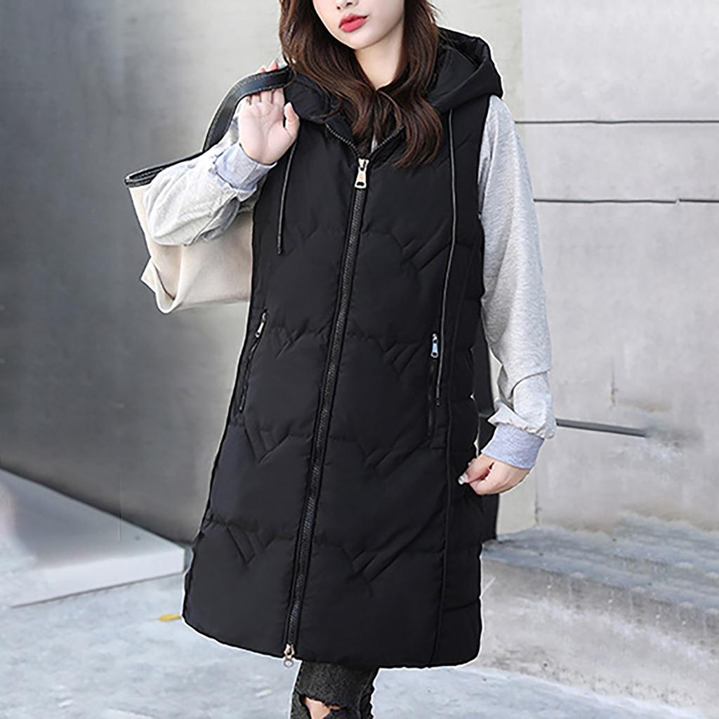 Mernfsn Women's Fashion Autumn And Winter Vest And Down Padded Jacket Tops