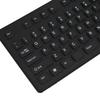 109 Keys Foldable Silicone Keyboard Quiet Waterproof Dustproof USB Wired Flexible Keyboard for Desktop Laptop