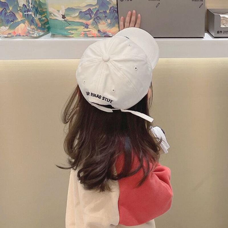 NEW Children's Kid Baseball Cap Girls Boy Hats Adjustable 50-54cmSunscreen Baby Hat Hip Hop Letter Embroidered Casual Kids Caps