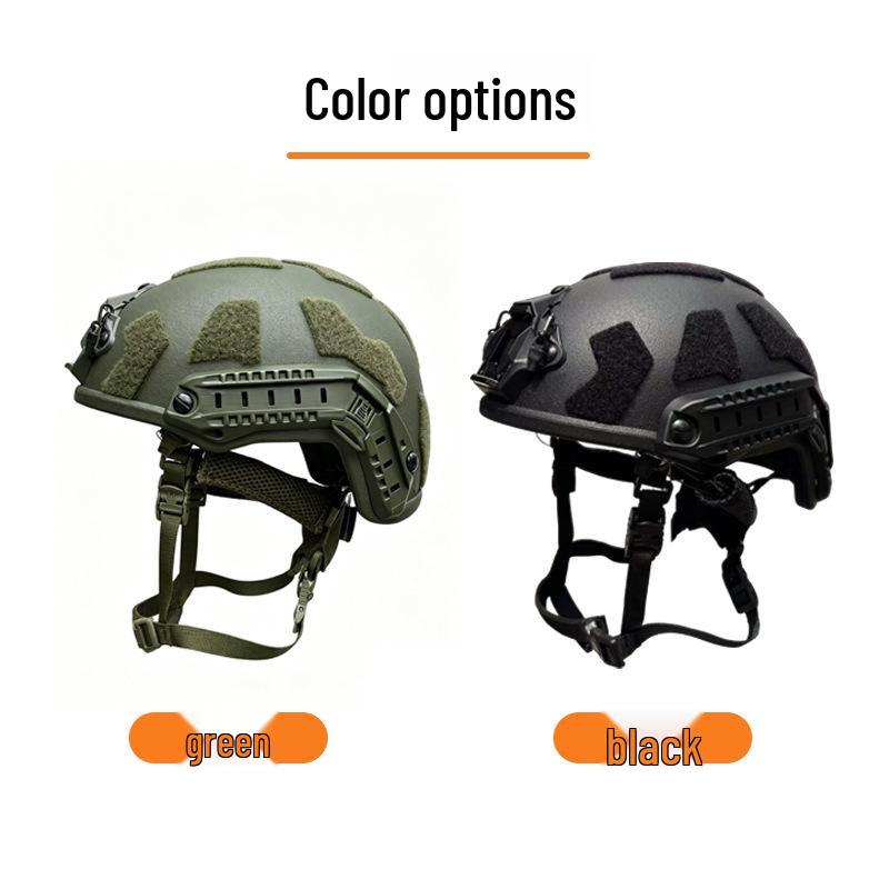 Casco tattico veloce in fibra di vetro con interno Wendy e cinghia in velcro SF
