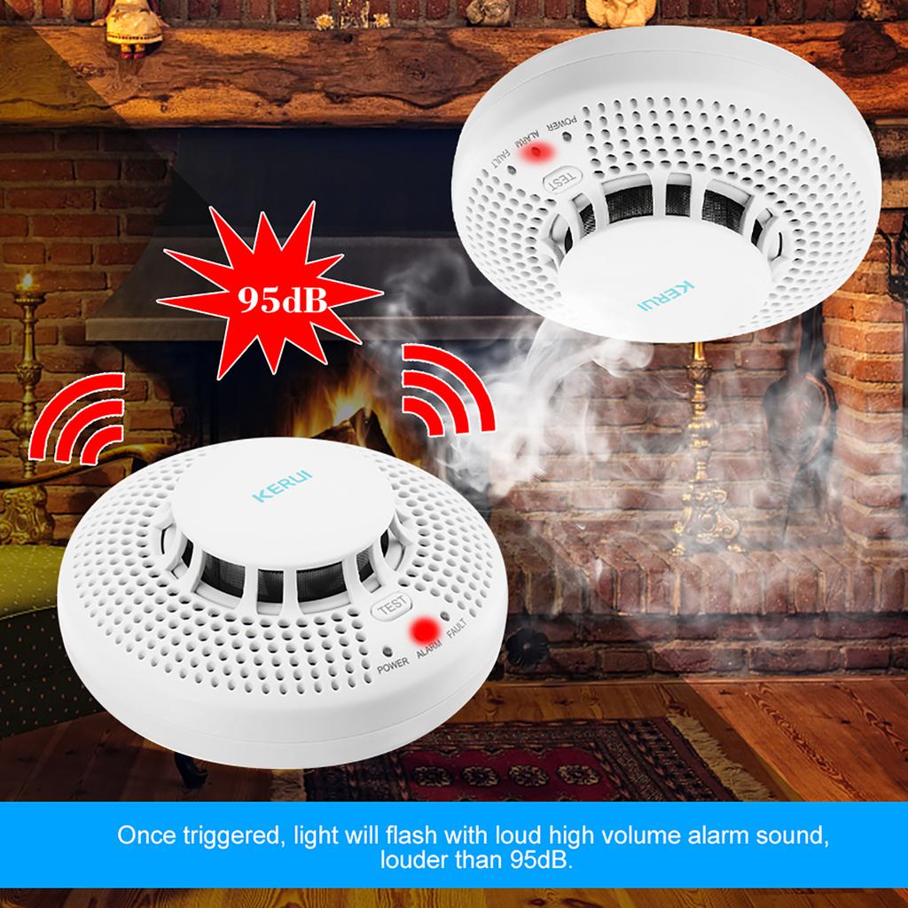 Cumpără Sd05 433mhz Wireless Photoelectric Smoke Alarm High Sensitive ...