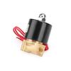 1/4" AC 220V Brass Normally Closed Electric Solenoid Valve BSP Gas Water Air N/C