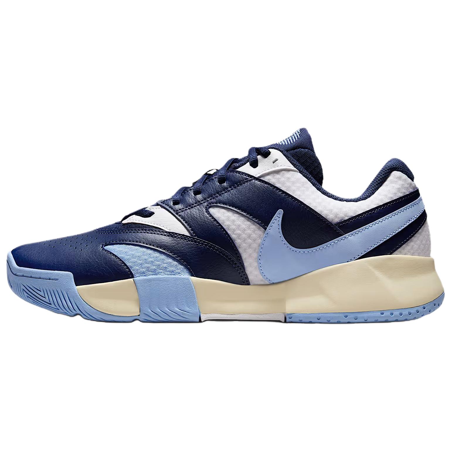

Nike Кроссовки Court Lite 4 Белый Темно-синий Унисекс Синий Психически-синий FD6574-103 44
