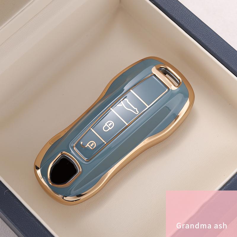 Étui de protection intelligent pour clé de voiture Porsche (Panamera, Macan, Cayenne, Cayman, Boxster, 911, 9YA, 971)