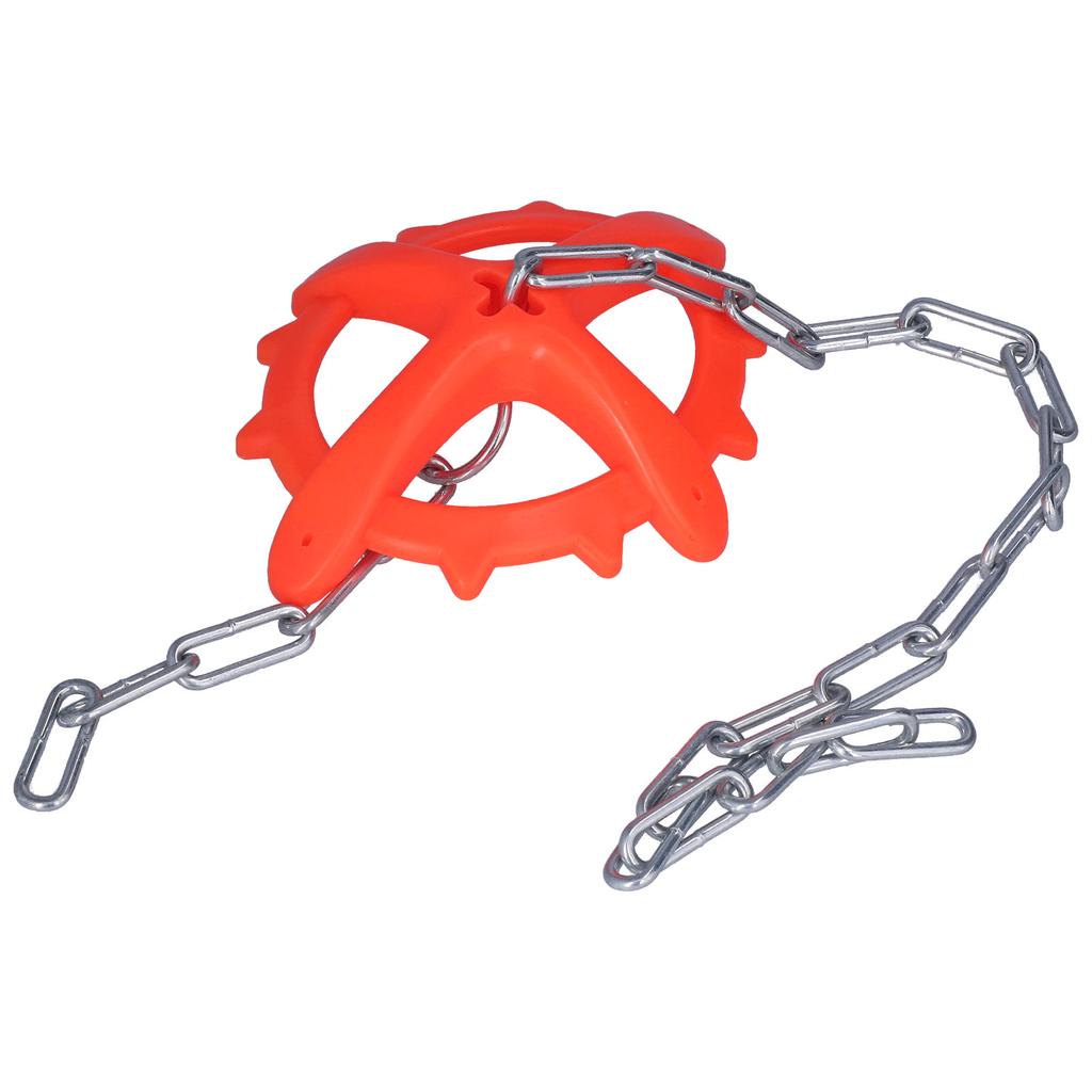 Piglet Chain Iron Veterinary Bait Anti Rust Adjustable Pig Biting Plastic Toy for Farm