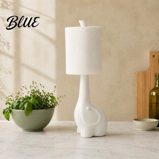 Durable Countertop Paper Holder Elephant Towel Holder with Stable Base