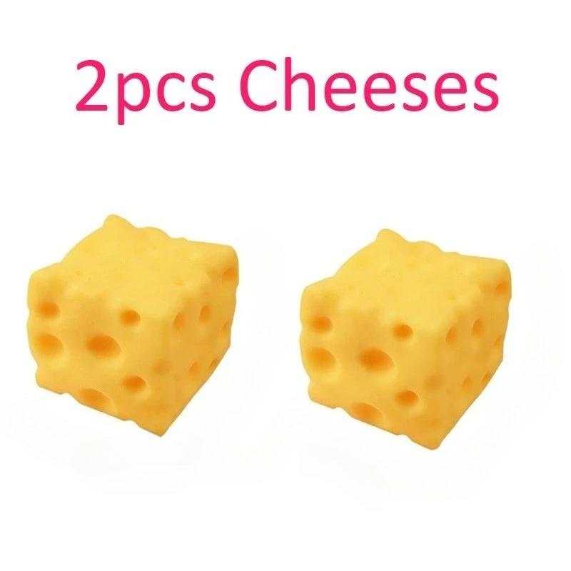 Squishy Cheese Cube Squeeze Toys Soft Butter Cheese Fidget Toy Slow Rebound Push Stress Relief Sensory Toy Christmas Present