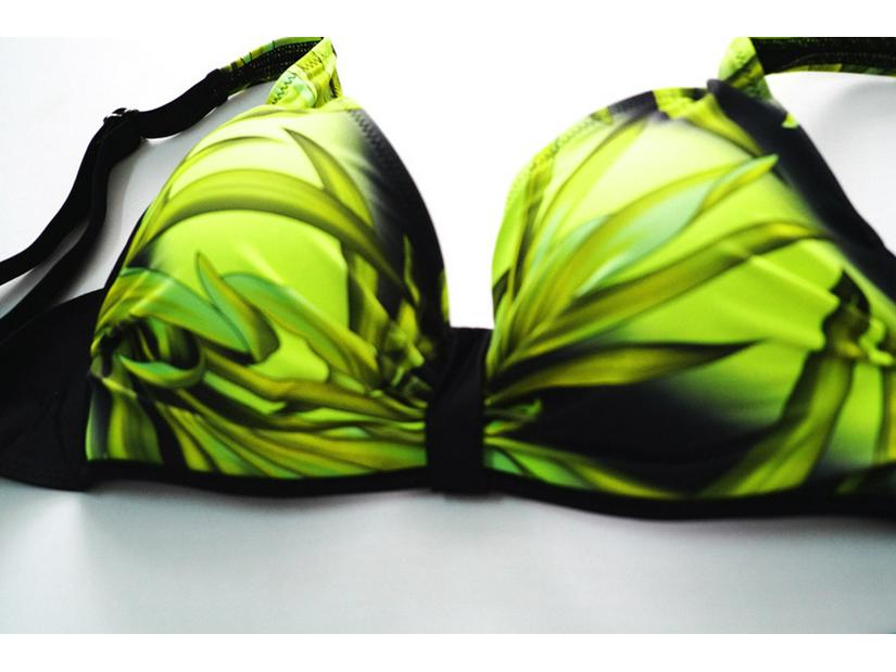 2025 Hanligu Smart+Sexy Gathered Bikini Swimsuit, Super Large Cup