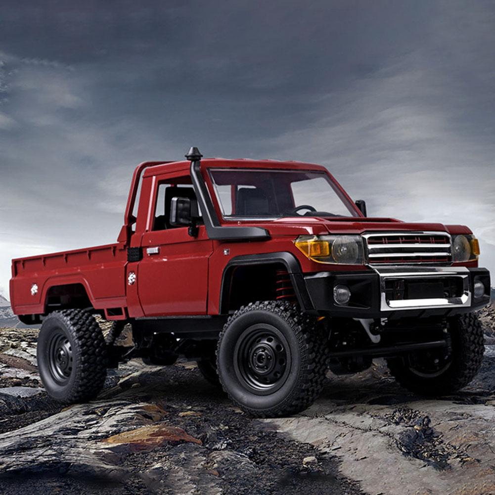 MN82 1:Carro RC 1/12 Escala Completa 2.4G 4WD Controle Remoto Veículo Off-Road Com Motor 280 Para Meninos Meninas Aniversário Natal Ano Novo Presentes