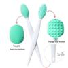 Long-Handled Silicone Nose Brush: Multi-Effect Blackhead & Pore Cleansing Tool for Facial Dead Corners.
