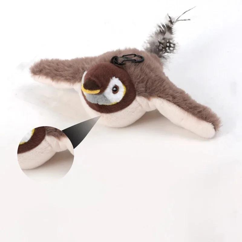 

Cats Toy Chirping Flapping Bird Rechargeable Flying Bird Rat Catnip Touch Activated Cute Plush Pet Supplies Interactive Cat Toys