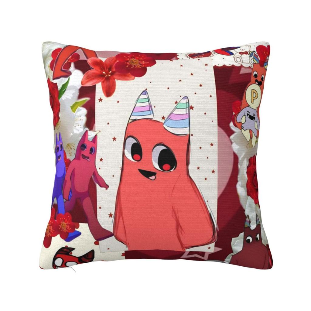 Garten Of Banban Group Cartoon Square Pillow Cases Jumbo Josh Cushion Cover Novelty Decorative Pillowcase For Seat 45X45Cm