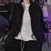 2024 Spring/Summer Korean Style Men's & Women's Black Three Stripes Jacket - Trendy, Loose Fit, Student Baseball Uniform