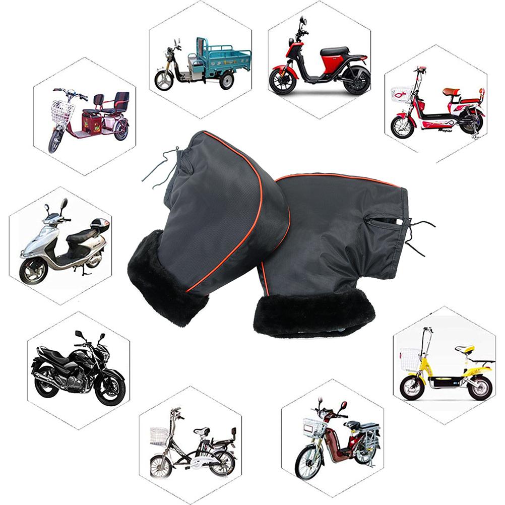 Windproof Motorcycle Handlebar Gloves Warm Motorcycle Handlebar Gloves Waterproof Gloves Thick Warm Handlebar Gloves