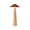 Nordic Wooden Mushroom Night Lamp Minimalist Vintage Style Bedside & Table Light for Bedroom and Living Room Night Light